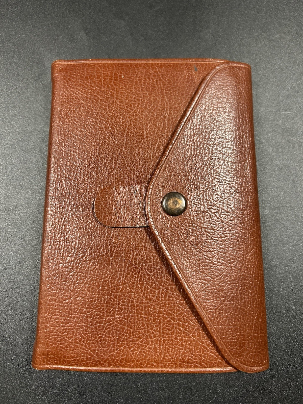 1987 Leather w Snap Pocket Hymns LDS Employee Christmas Gift Ed Missing Card