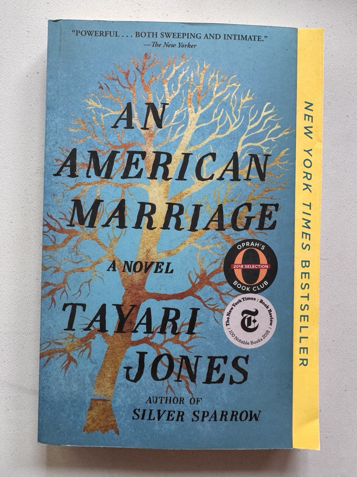 Tayari Jones – An American Marriage – Paperback – Oprah’s Book Club