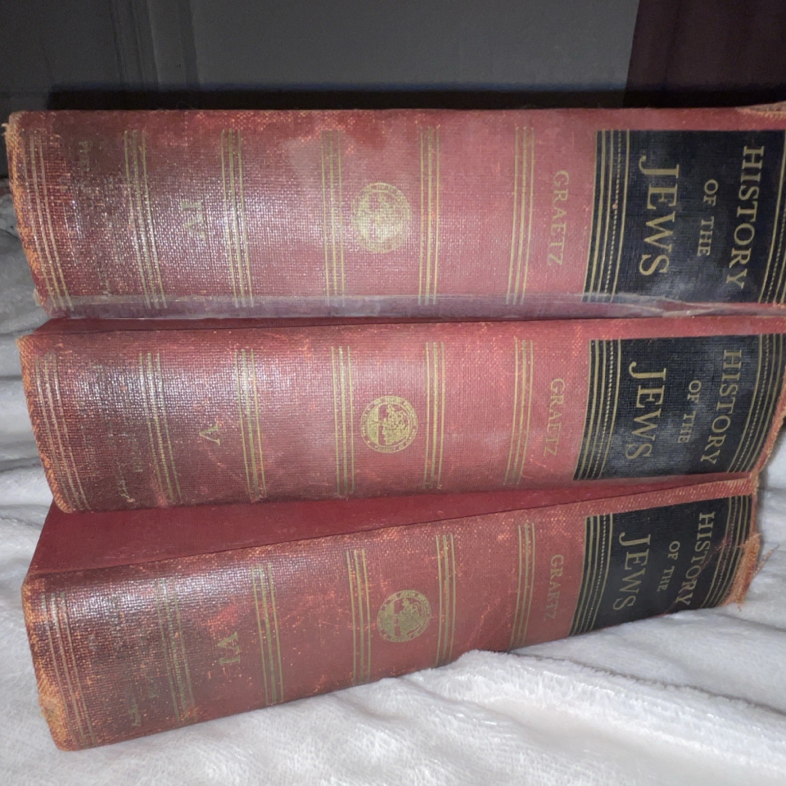 RAREGraetz History of the Jews 1948 Williamsburg Nuclear Scientist Maurice Indig