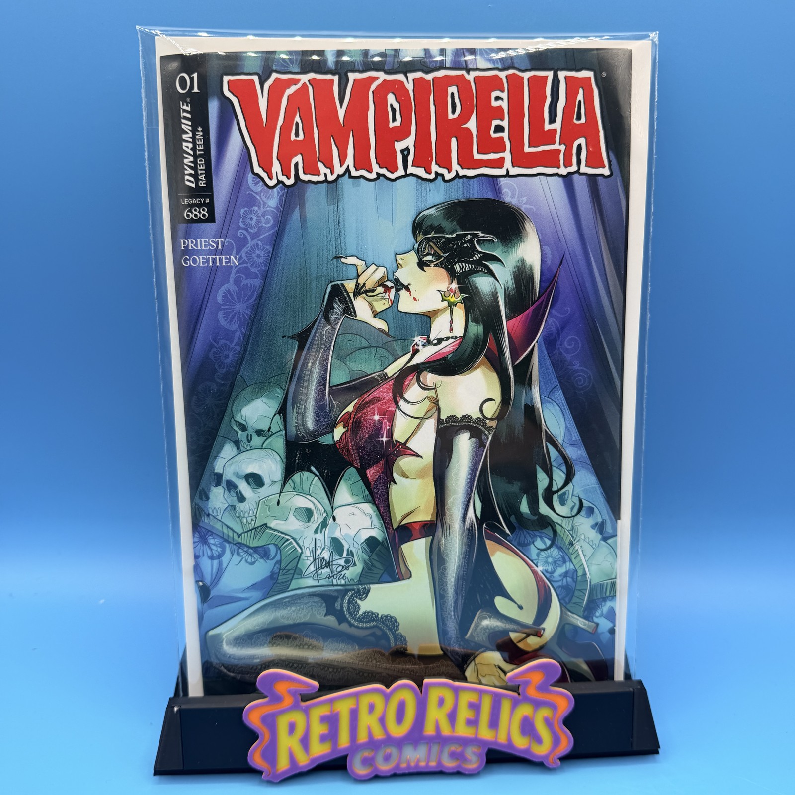 Vampirella #1 Dynamite 2019 Priest Legacy 688 Anime Variant VF Raw Comic