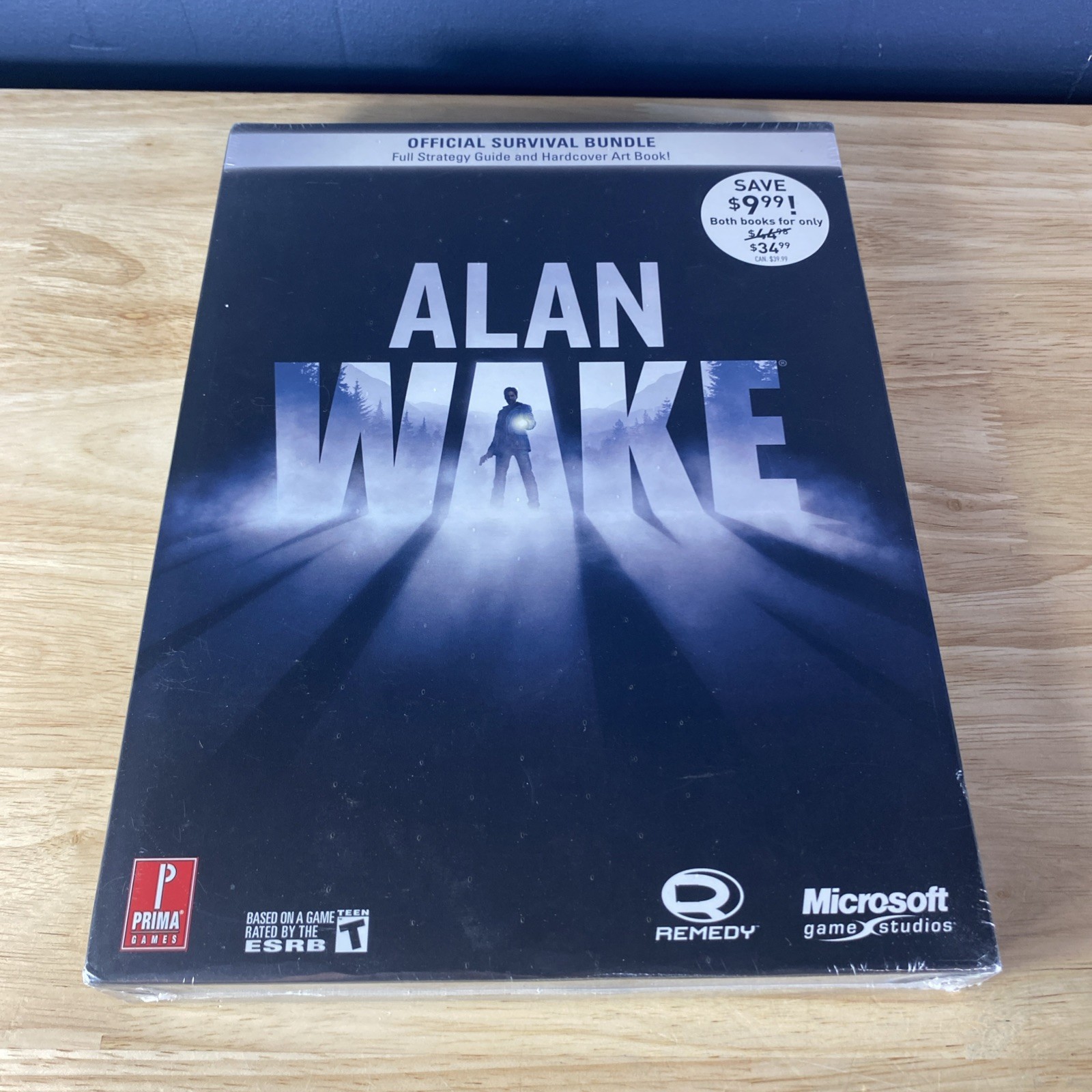 NEW Alan Wake Official Survival Strategy Guide & Illuminate Art Book SEALED