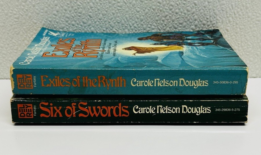 Lot of 2 Carole Nelson Douglas VINTAGE Books~Six of Swords~Exiles of the Rynth