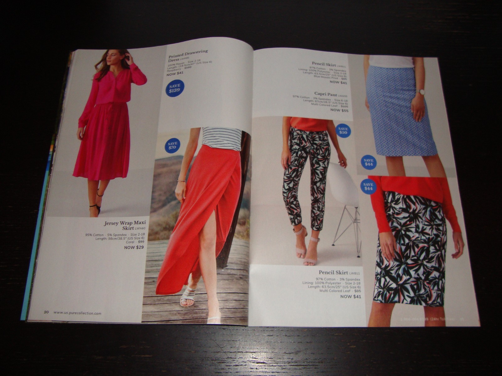 PURE COLLECTION Women’s Fashion CATALOG Spring Clearance 2020 – 52 Pages