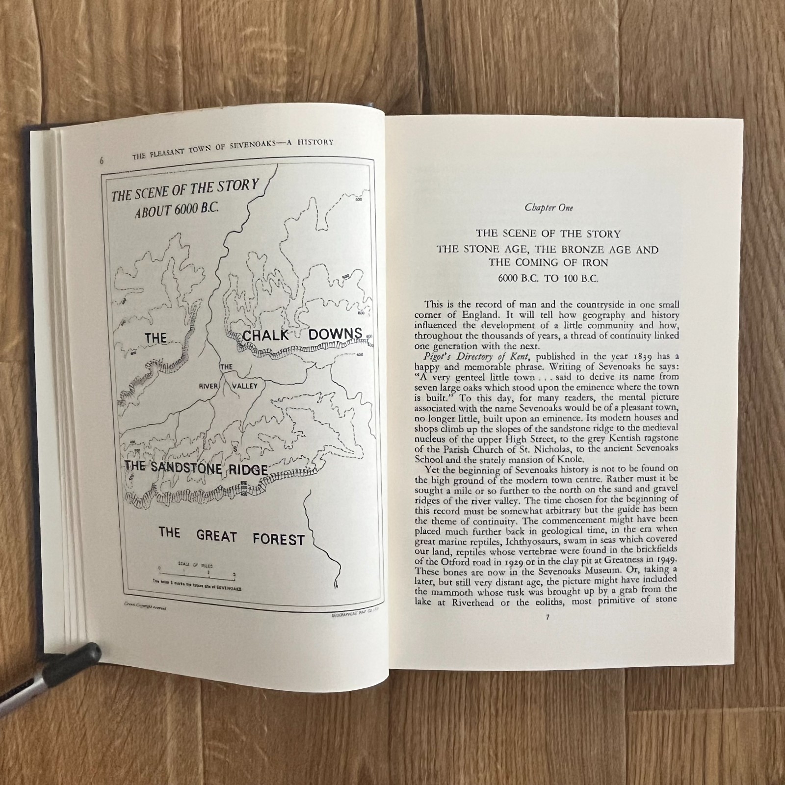 The Pleasant Town of Sevenoaks A History. John Dunlop. Signed 1st Edition 1964