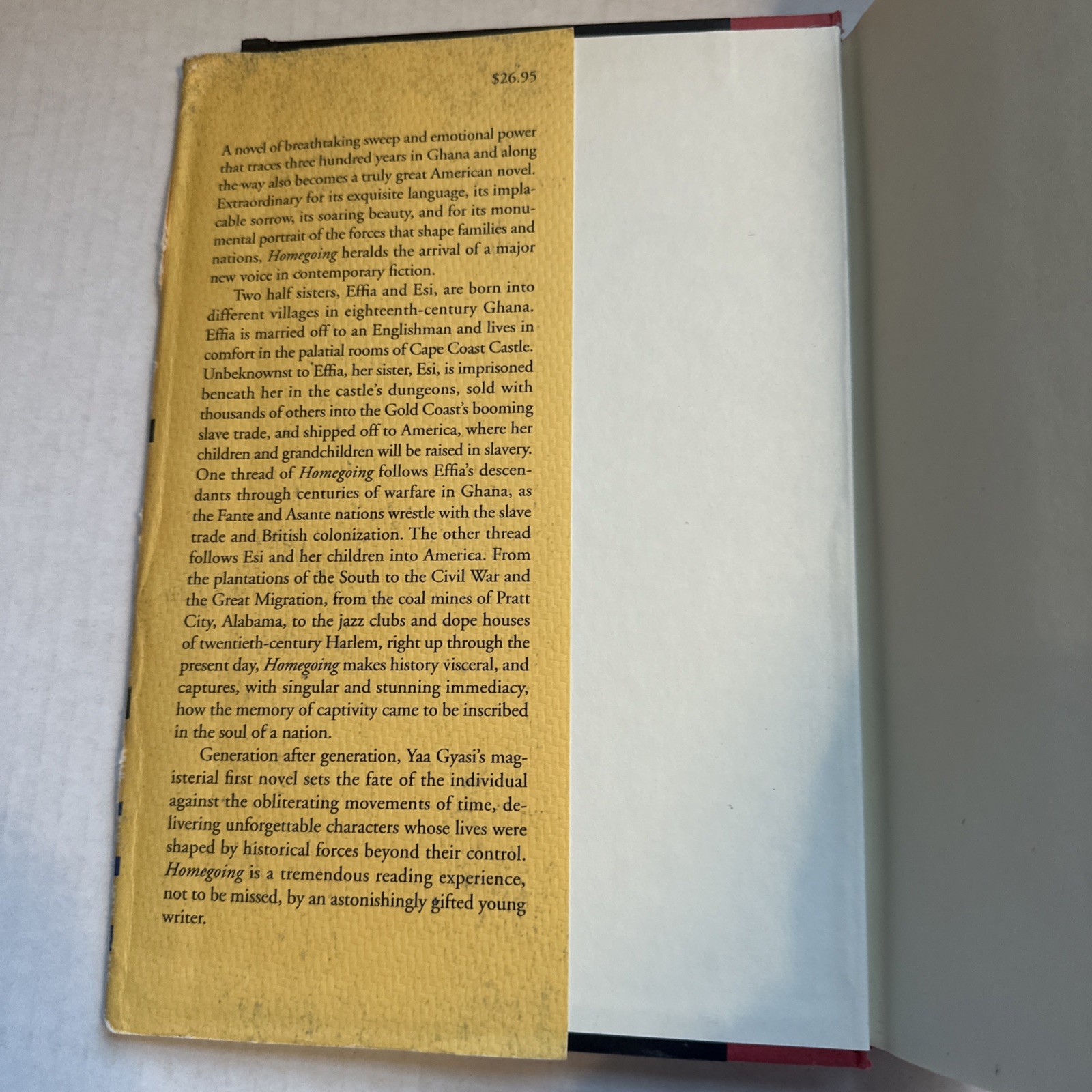 SIGNED 1ST Edition: Homegoing : A Novel by Yaa Gyasi (2016, Hardcover/DJ)