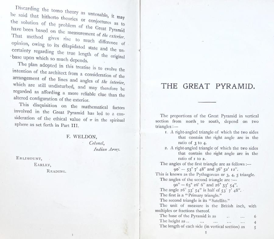 RARE 1920 OCCULT Booklet PYRAMID Witness Veiled Knowledge Robert Perks Ex-Libris