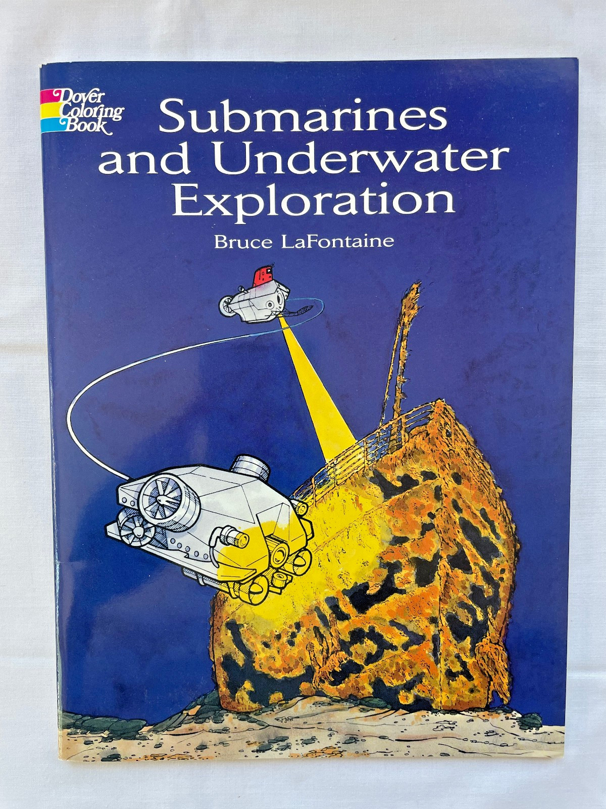 Submarines and Underwater Exploration Dover Coloring Book NEW VGC