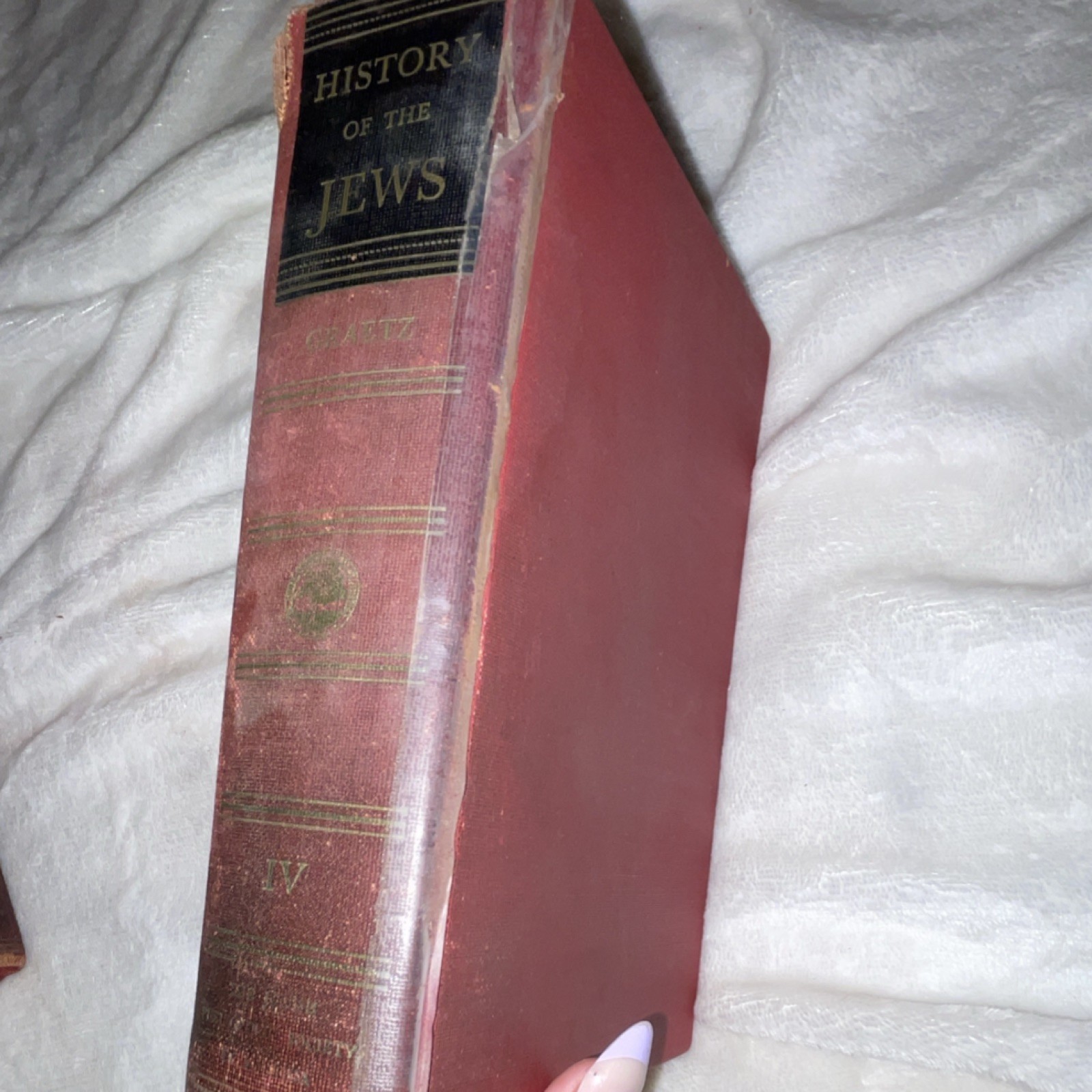 RAREGraetz History of the Jews 1948 Williamsburg Nuclear Scientist Maurice Indig