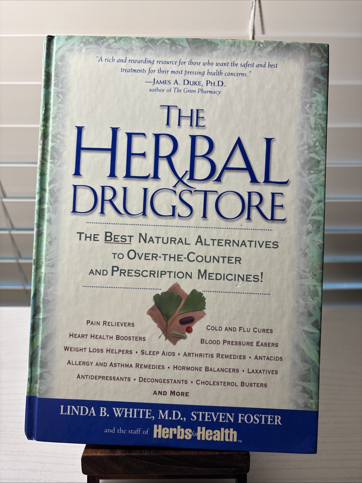 The Herbal Drugstore Hardcover Linda B White Steven Foster Natural Remedies