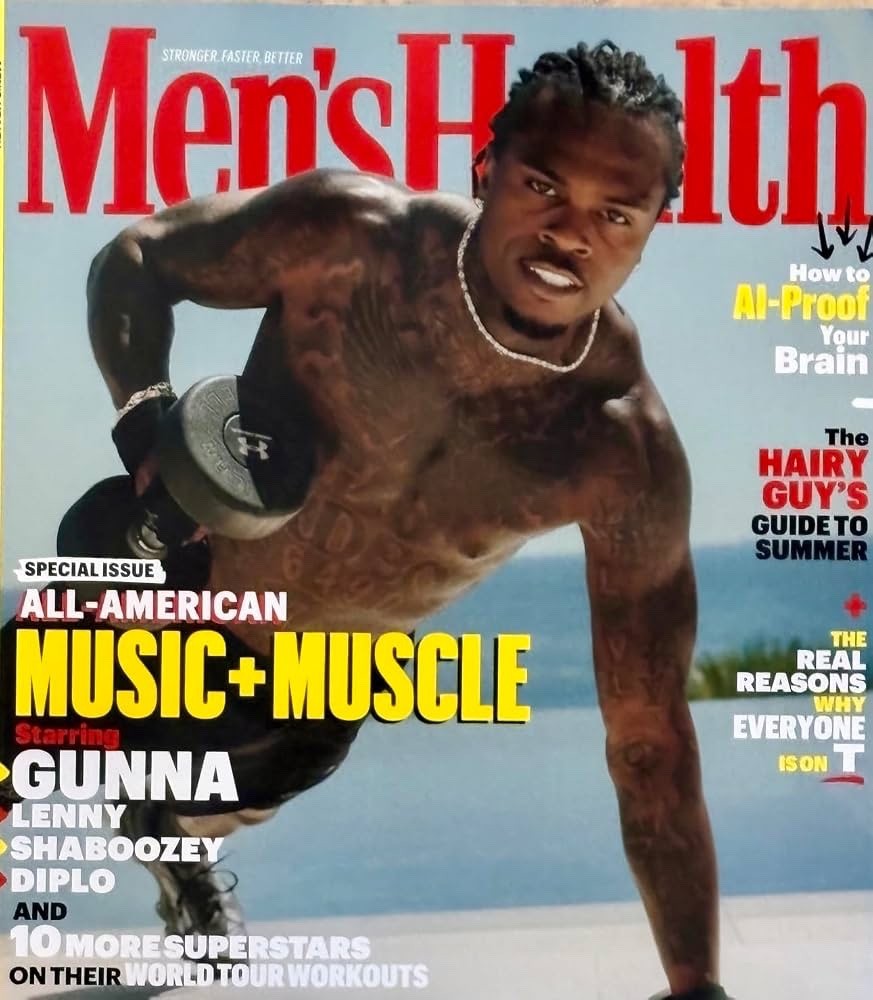 NEW Men’s Health Magazine Summer 2026 Gunna Lenny Shaboozey Diplo FREE SHIP USA