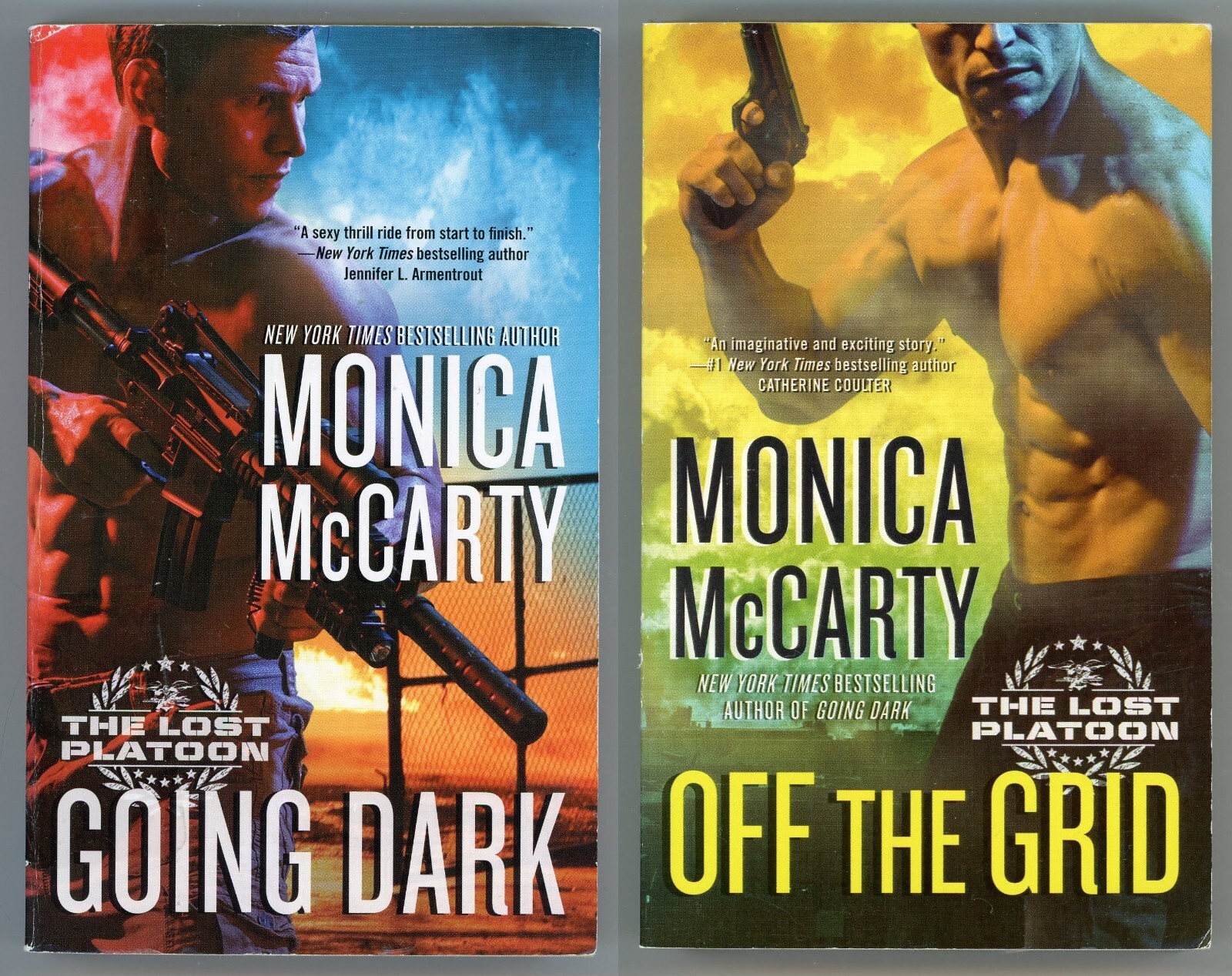 The Lost Platoon Military Romance Lot of 2 Paperback by Monica McCarty