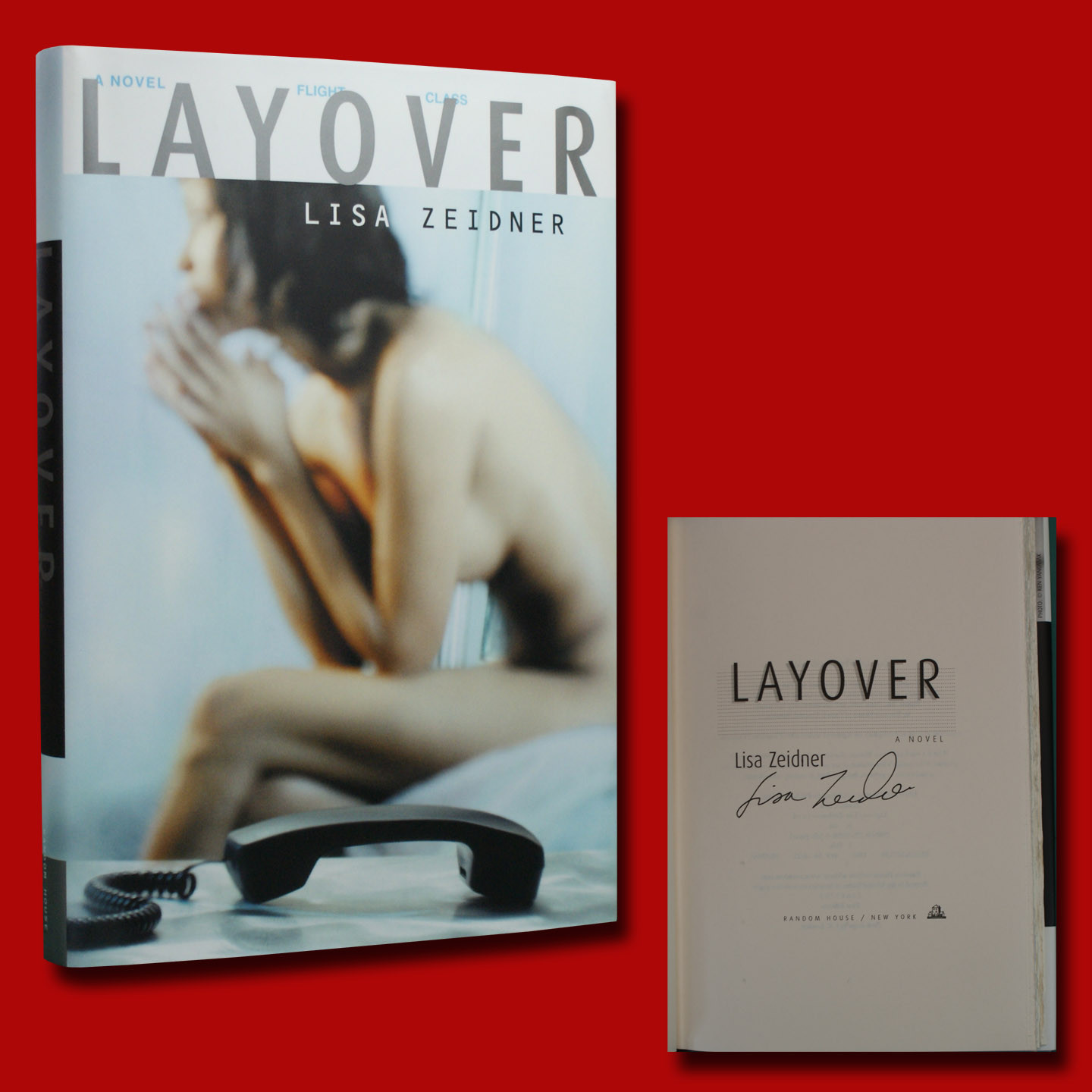 Layover SIGNED Lisa Zeidner (1999,HC,2nd) NEAR FINE