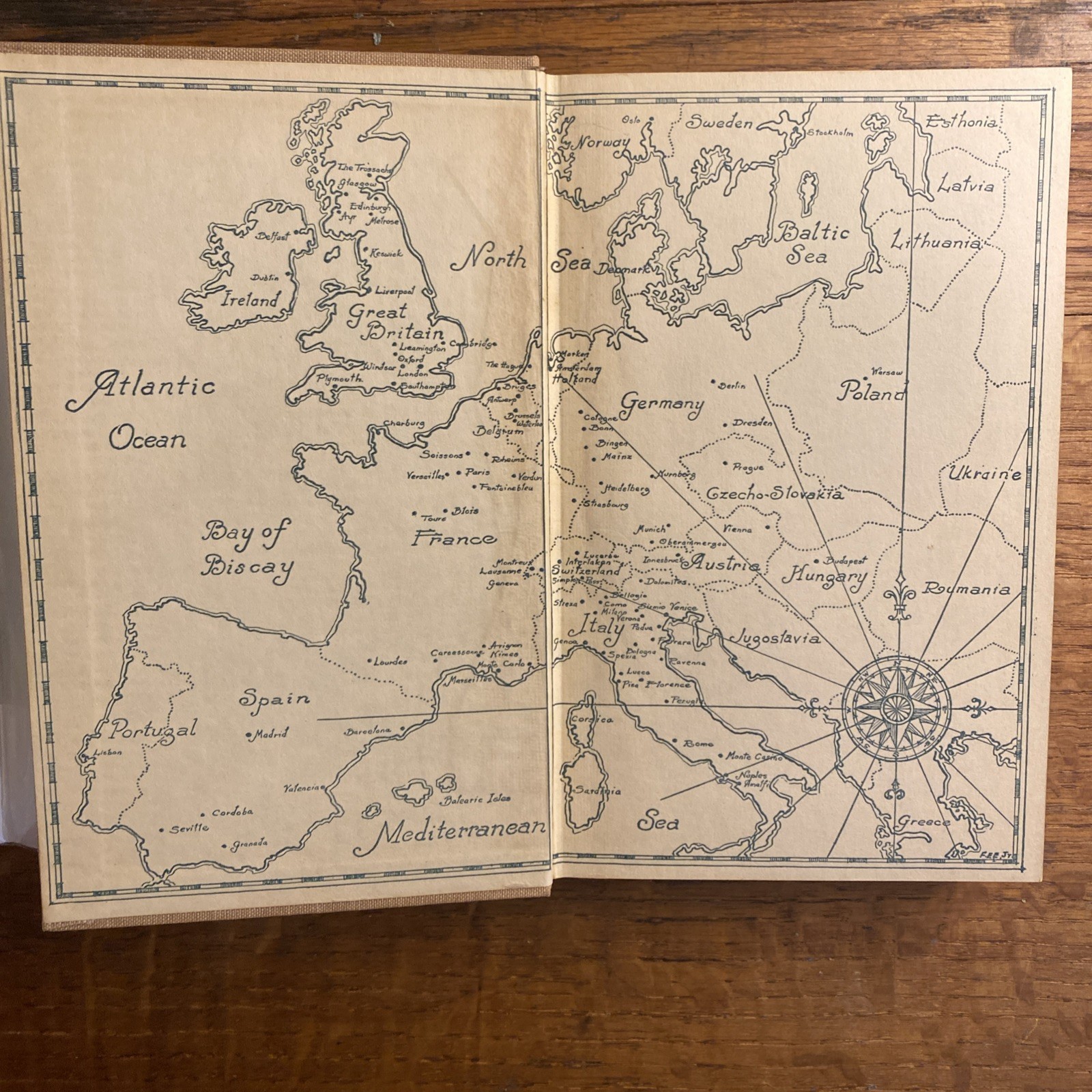 The Traveler’s Book of Verse by Frederick E. Emmons 1928 Hardcover