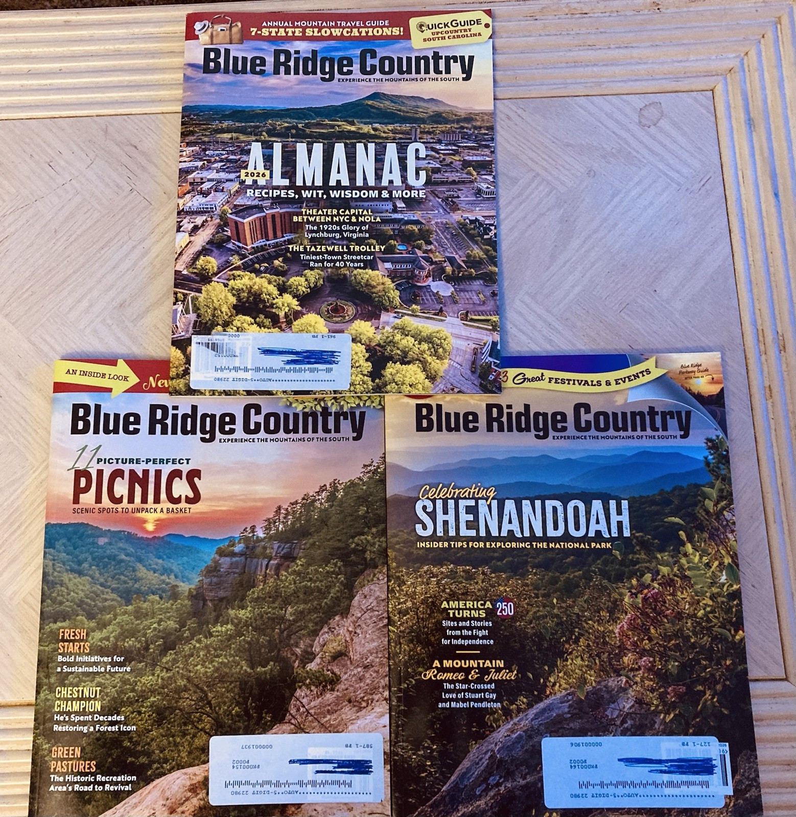 BLUE RIDGE COUNTRY MAGAZINE: 2026: 3 BIMONTHLY ISSUES