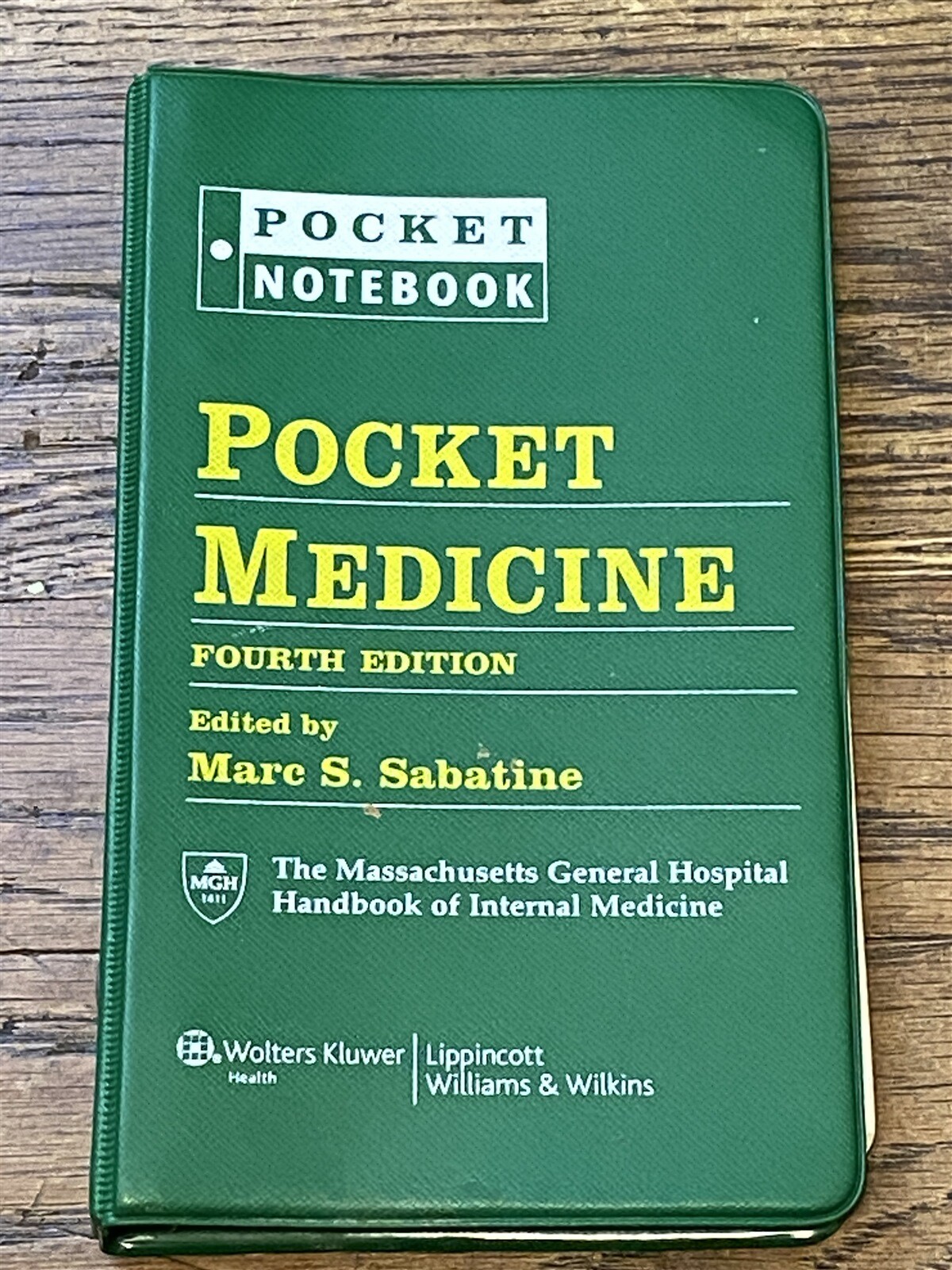 Pocket Notebook: Pocket Medicine :By Marc S. Sabatine 2010, Ringbound,