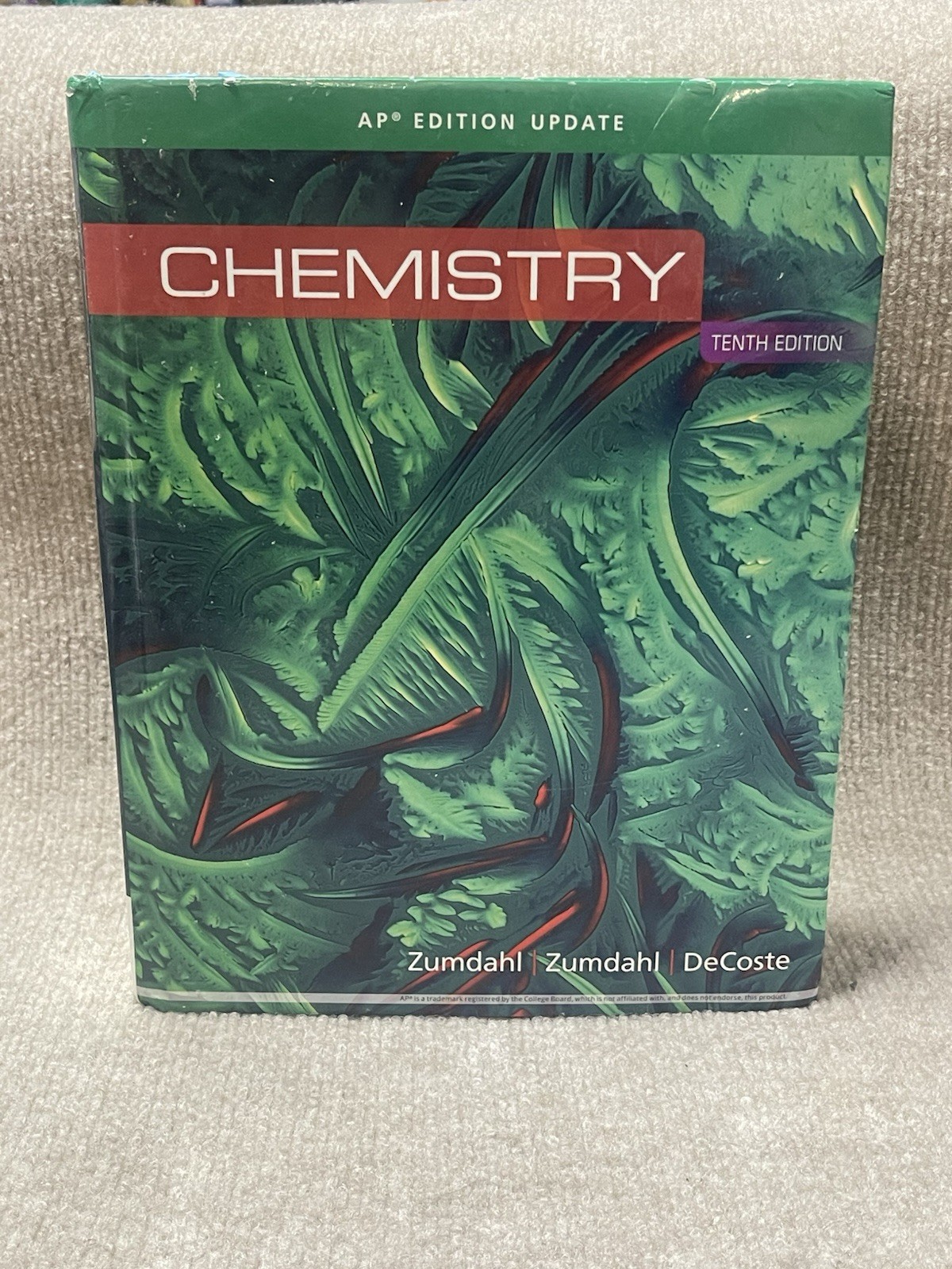 Chemistry AP® Edition Update – Hardcover, by ZUMDAHL – Very Good