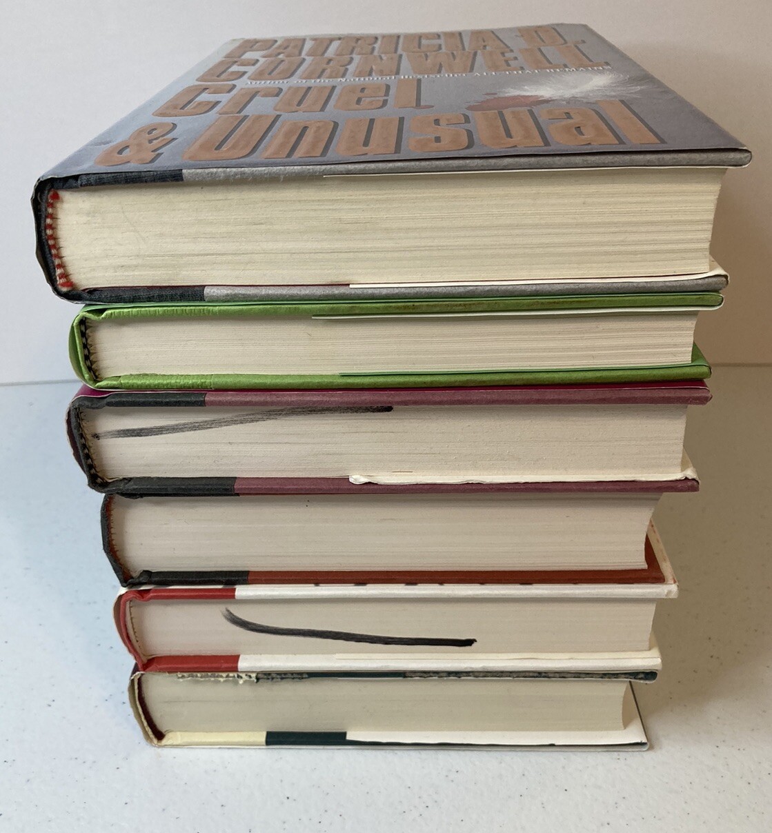 Lot of 6 Used Hard Cover Books VARIOUS Subjects Authors & Wear