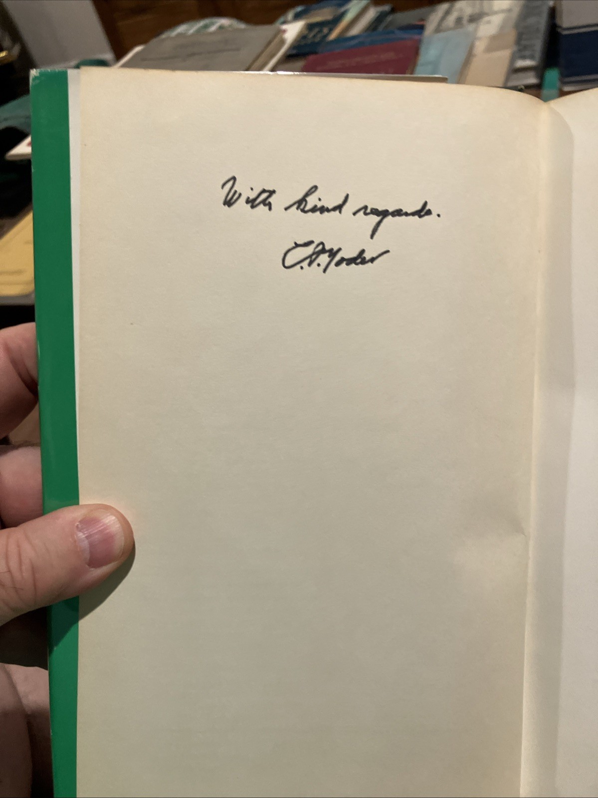 Delaware Canal Journal – C.P. Bill Yoder SIGNED 1972 1st HC/DJ