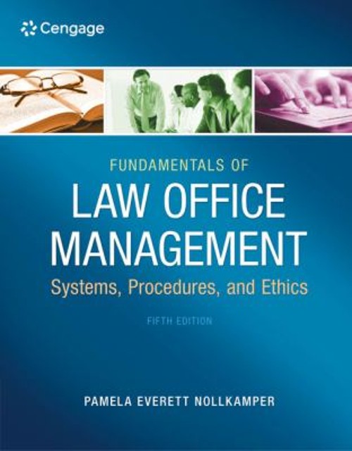 Fundamentals of Law Office Management Paperback Pamela Everett-No