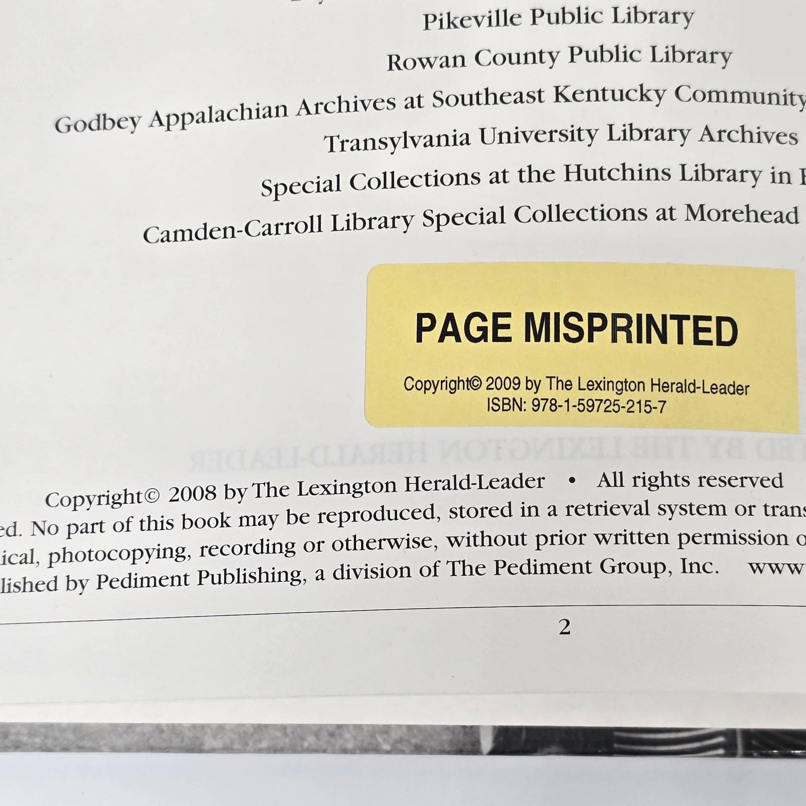 LIFE IN EASTERN KENTUCKY: A PICTORAL HISTORY 1940-1970 HARDCOVER PEDIMENT RARE