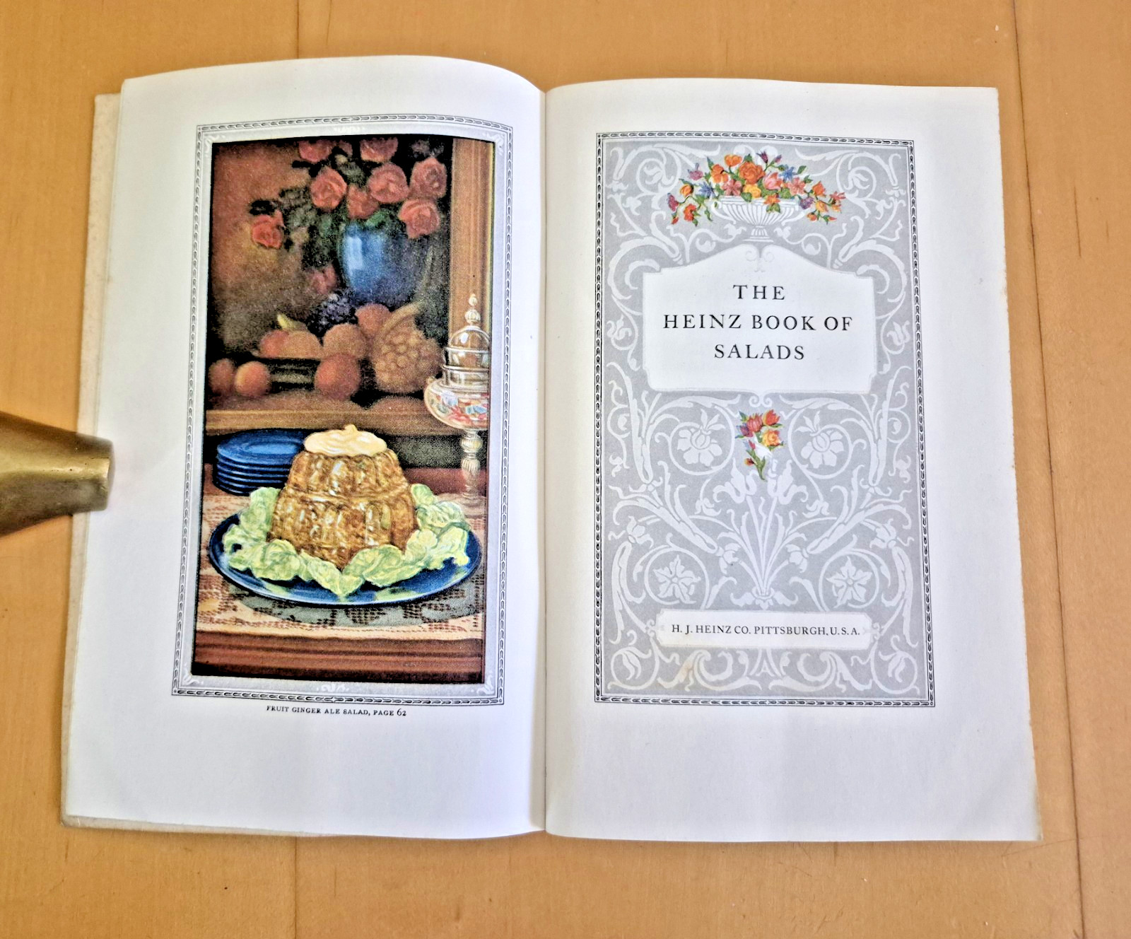 Antique 1925 Heinz Book of Salads Cookbook H.J. Heinz Cookbook Recipe Booklet