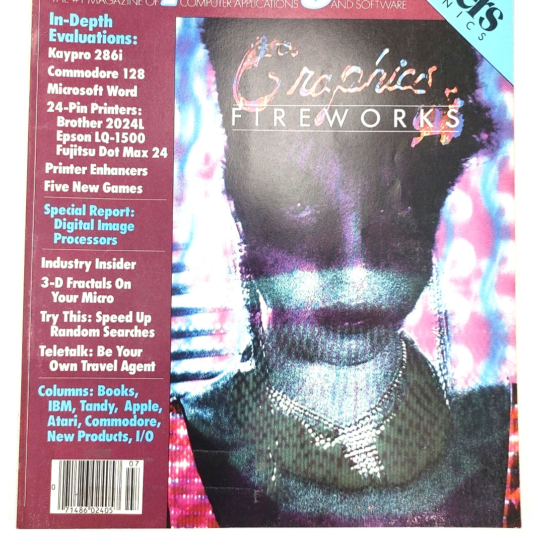 Creative Computing Magazine Computers & Electronics Vol 11 No 7 July 1985