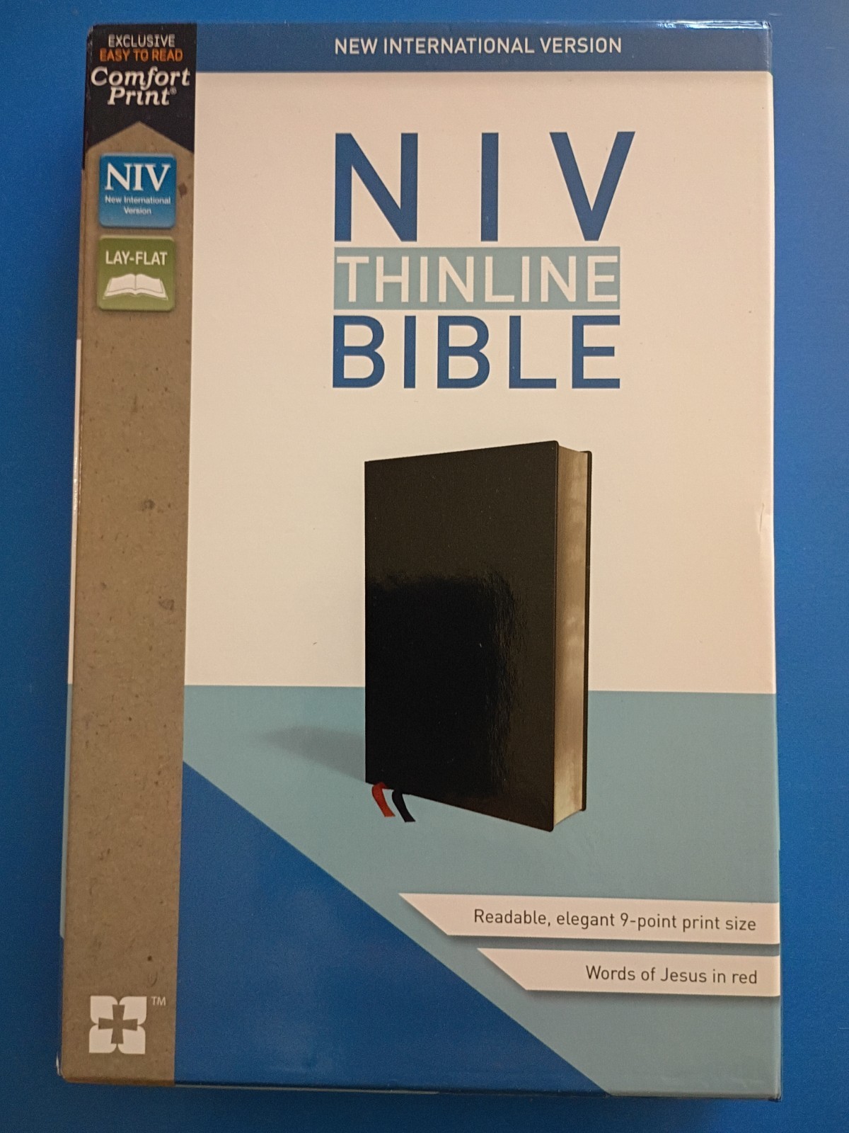 NIV Thinline Bible Zondervan Staff 2005 Black Bonded Leather Text 1984 Adventist
