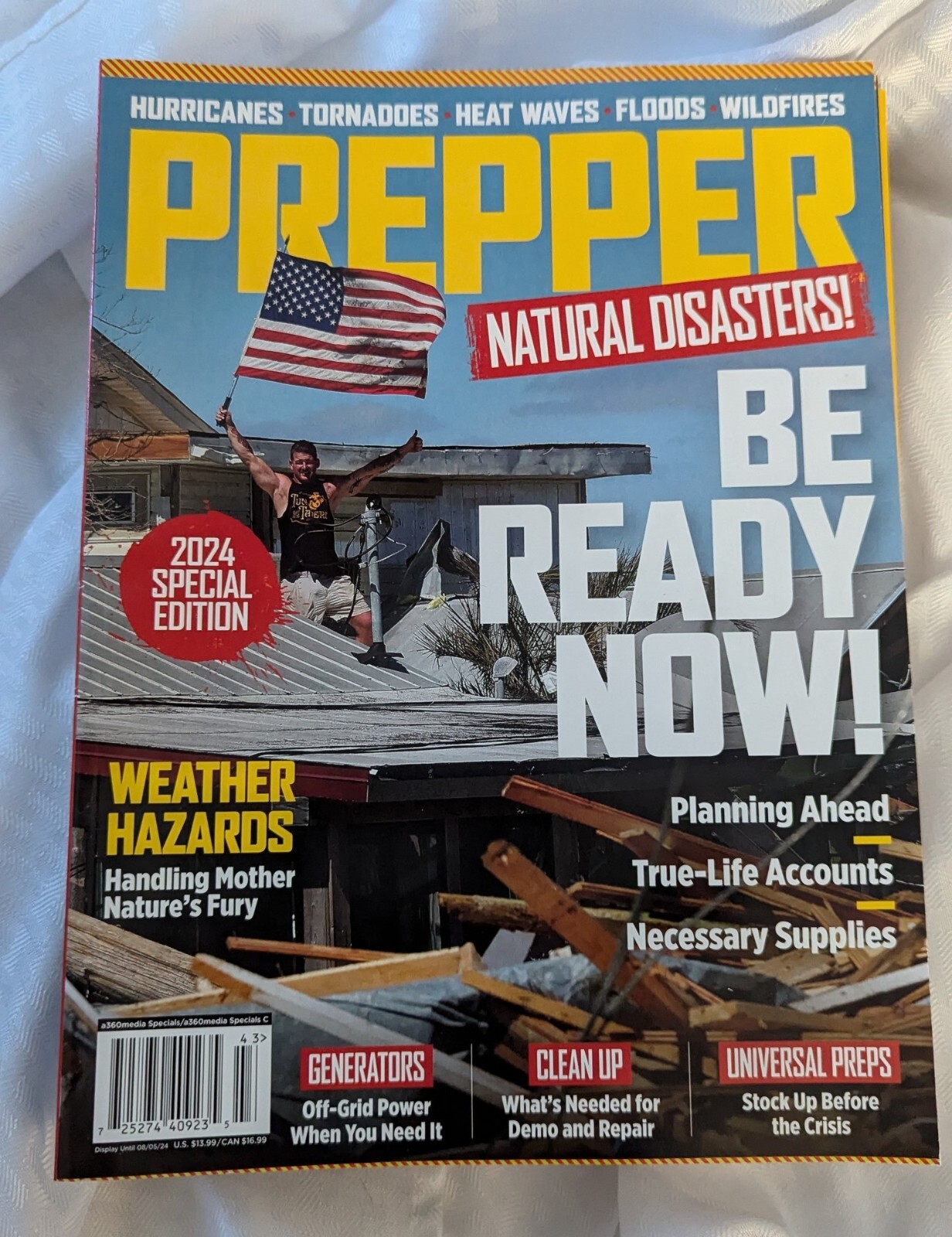 PREPPER SURVIVAL GUIDE 2024 Magazine Natural Disasters BE READY NOW