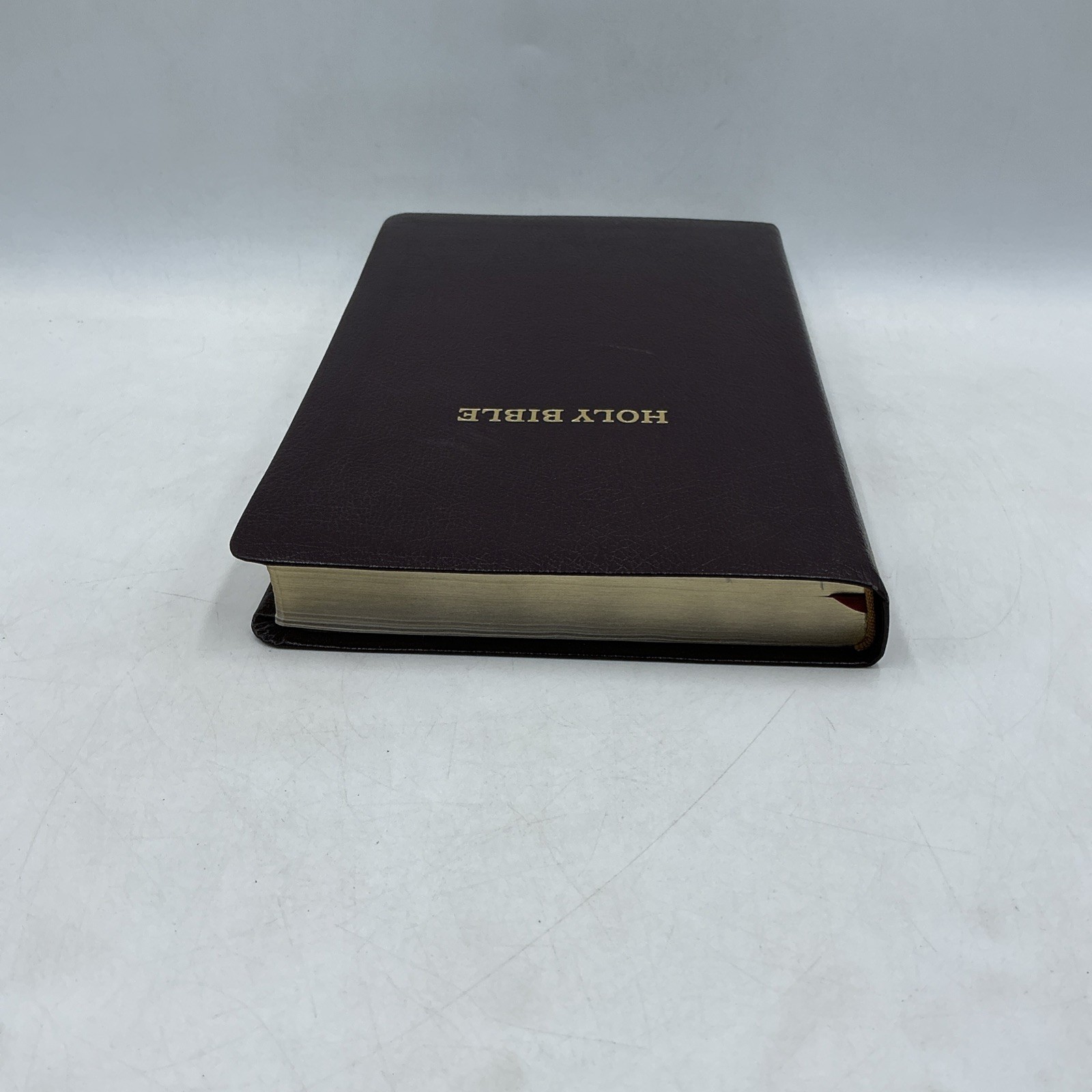 RARE-KJV Thinline Reference Bible Bonded Leather Burgundy Red Letter-6845BRG