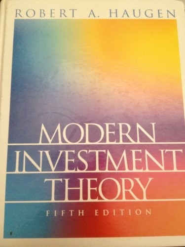 Modern Investment Theory: United St…, Haugen, Robert