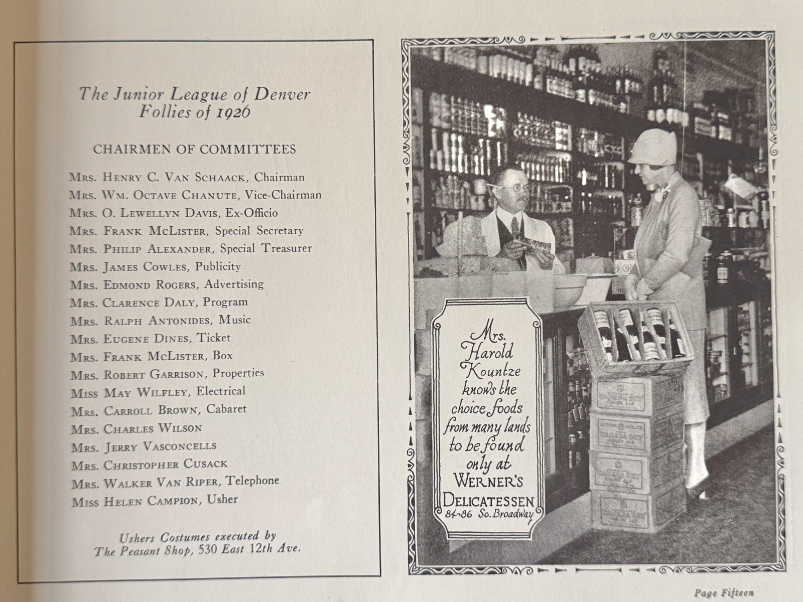 1926 Denver Jr. League Follies Book /128 pgs. of Amazing Content & Photos