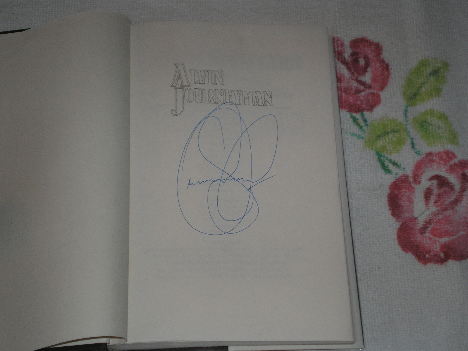 Tales of Alvin Maker Ser.: Alvin Journeyman No. 4 by Orson Scott Card *SIGNED*
