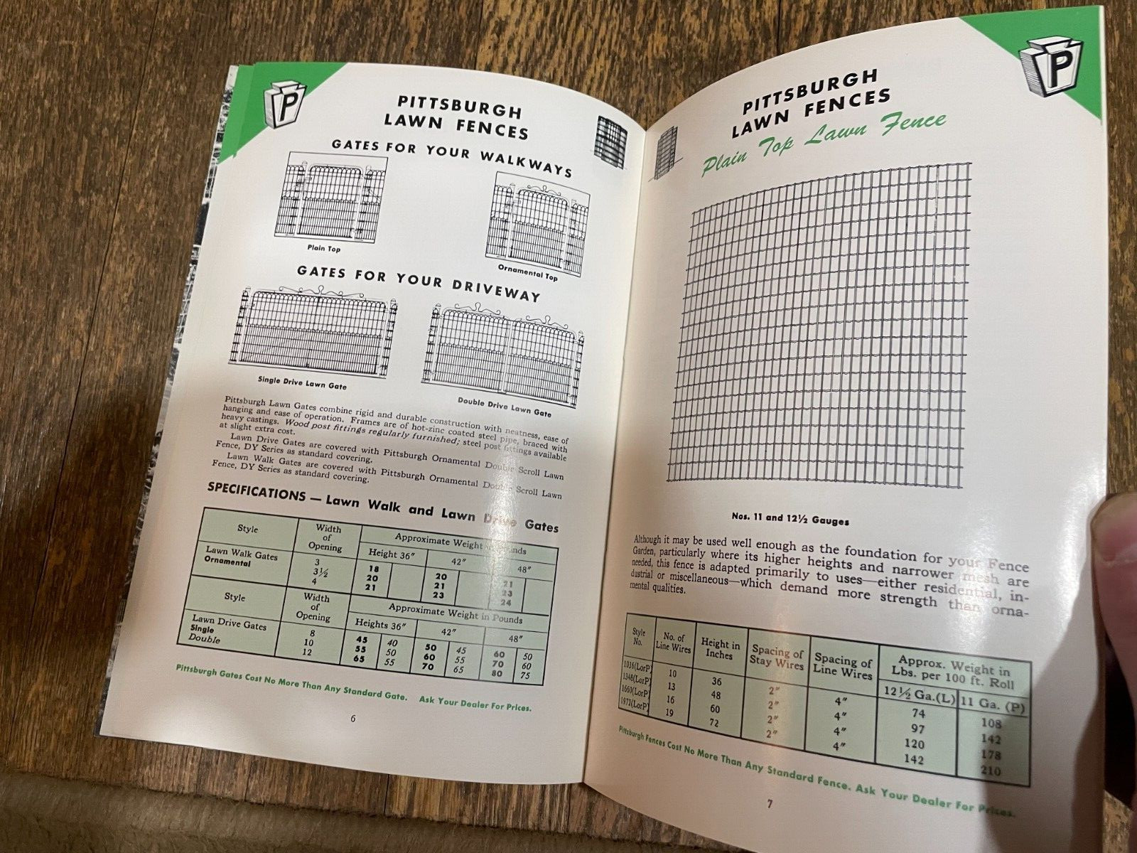1955 Pittsburgh Fence Catalog Steel Lawns Steel Fabrics 16 Pages Vintage