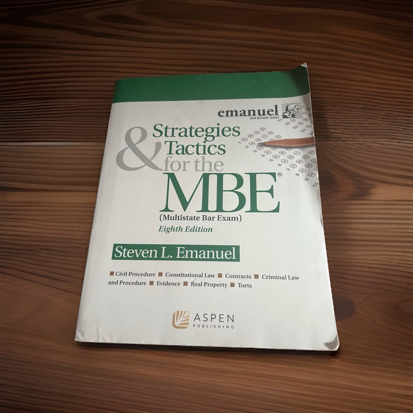 Strategies & Tactics for the MBE – Emanuel Bar Review *Pre-Owned