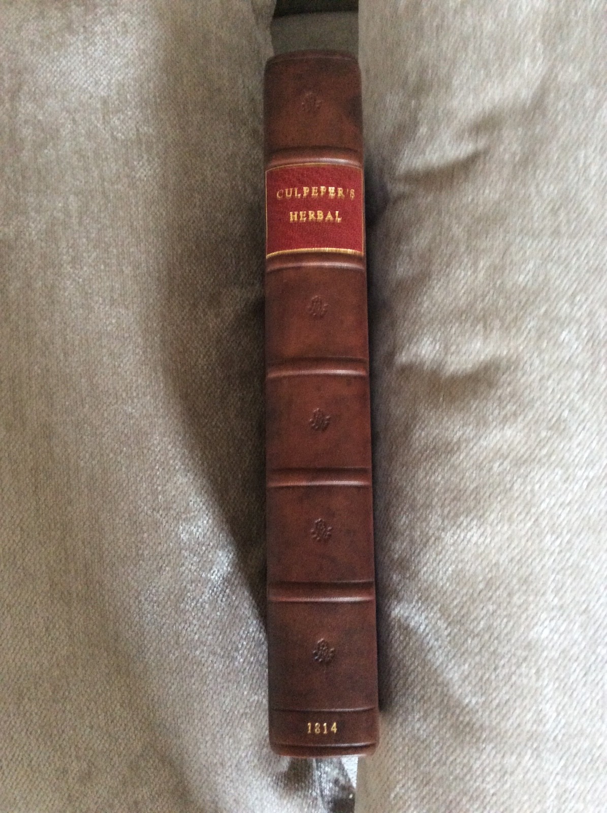 1814 COPY OF CULPEPPERS COMPLETE HERBAL