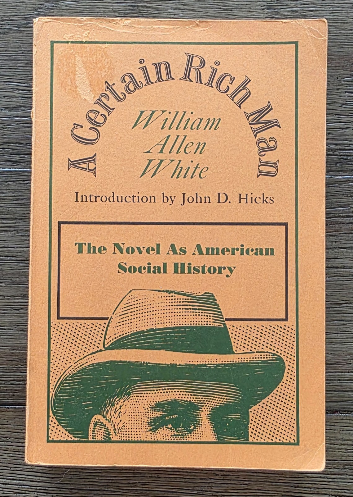 A CERTAIN RICH MAN by William Allen White 1970 University of Kentucky Soft Cover