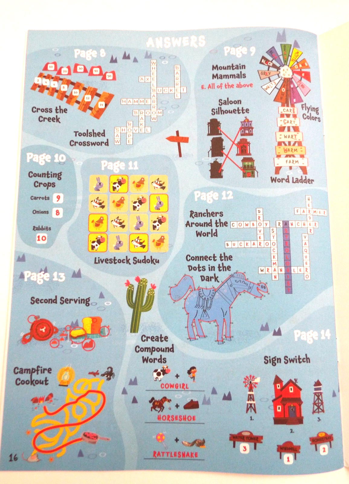 2 new Farm Sticker Activity Books: I am a Rancher Hero & 4 Farm Sticker Puzzles