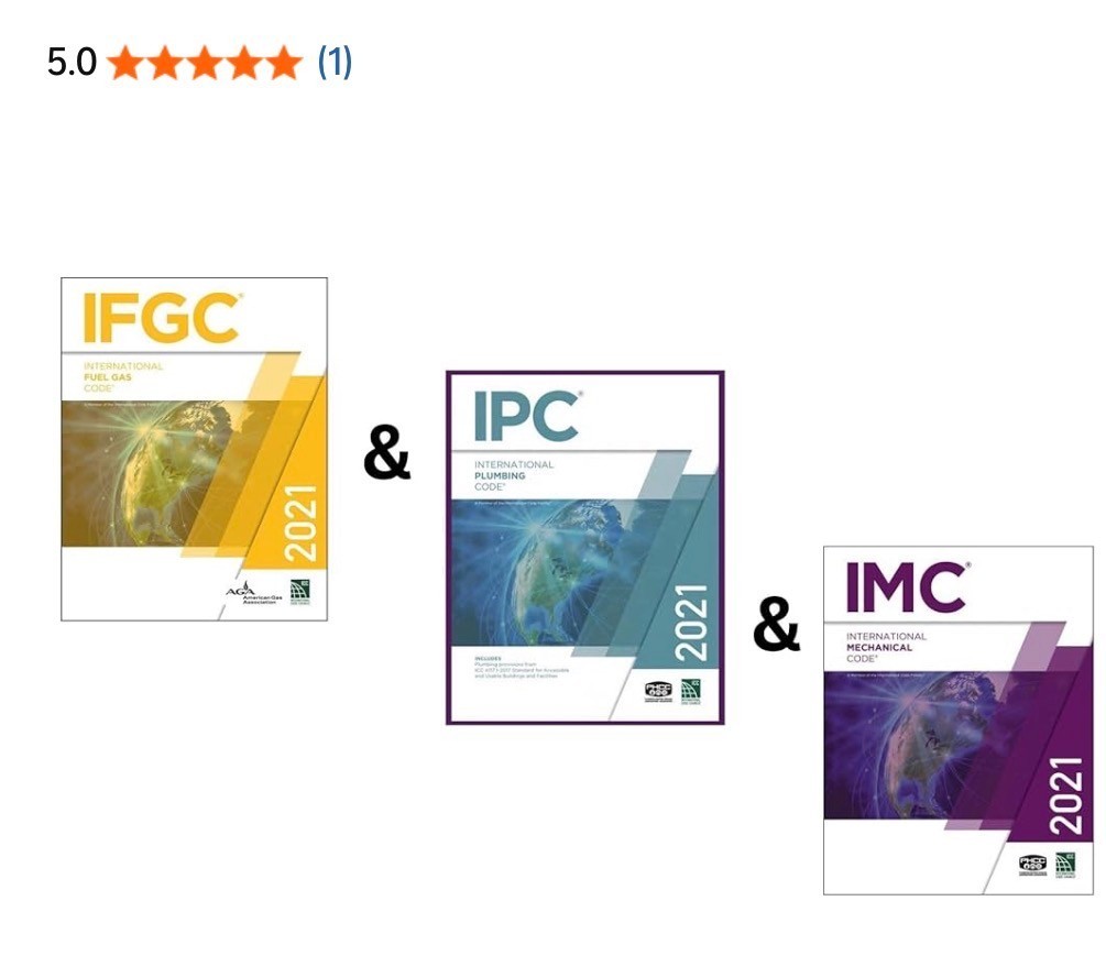 2021 IPC+IFGC+IMC | International Plumbing+ Fuel Gas Code+ Mechanical Code 2021