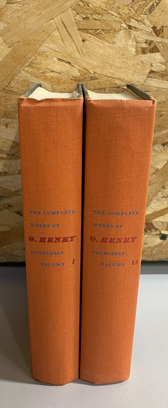 Vintage 1953 The Complete Works of O’HENRY. HC w DJ Two Volume set 1,692 Pages