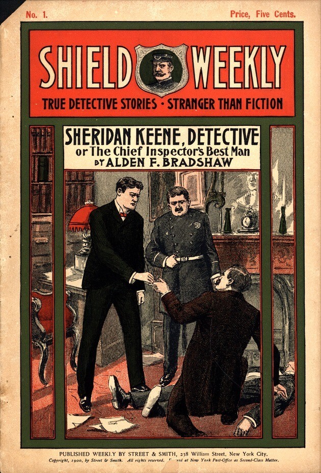 SHIELD WEEKLY DETECTIVE MAGAZINE 22 Classic Issue Collection On USB Flash Drive