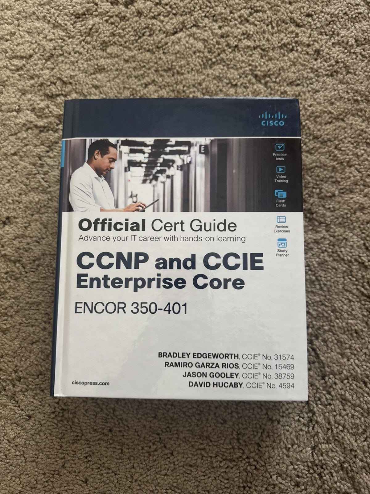 Cisco Press CCNP/CCIE ENCOR 350-401 Official Cert Guide w/ Practice Tests