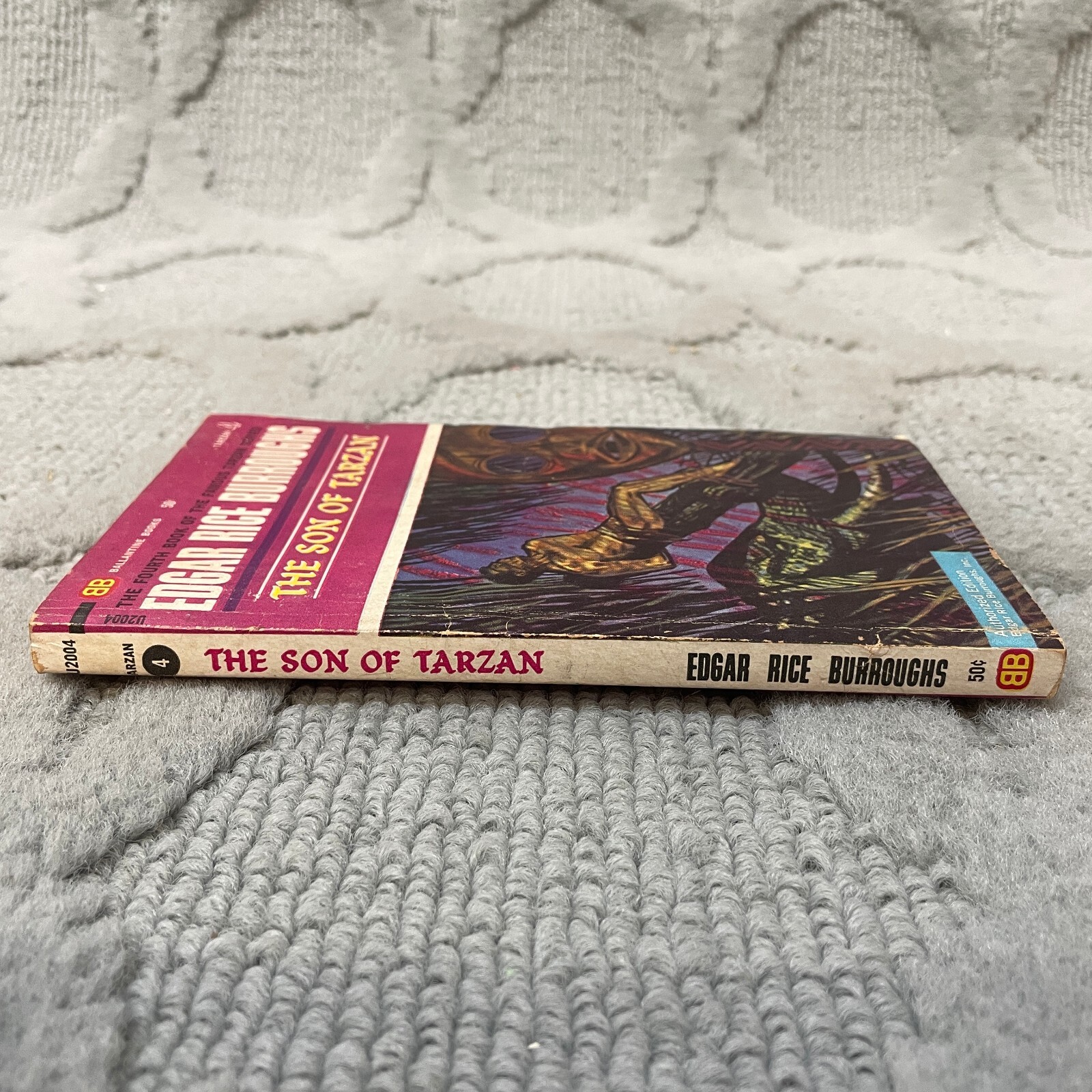The Son Of Tarzan Adventure Paperback Book by Edgar Rice Burroughs 1963