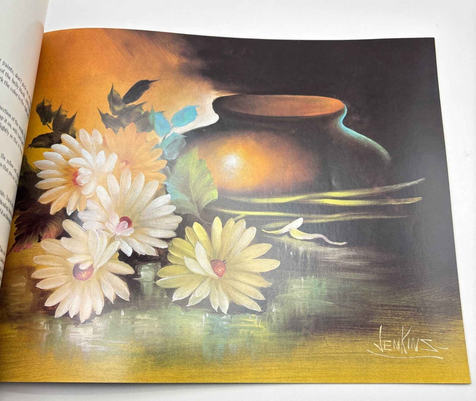Magic of Floral Painting By Gary Jenkins Art Lessons Book KOCE TV 1986