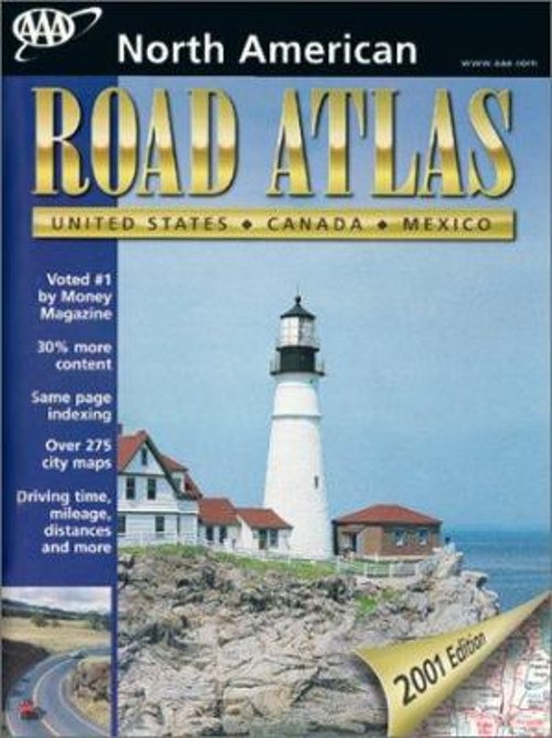 AAA North American Road Atlas 2001 Paperback AAA Staff