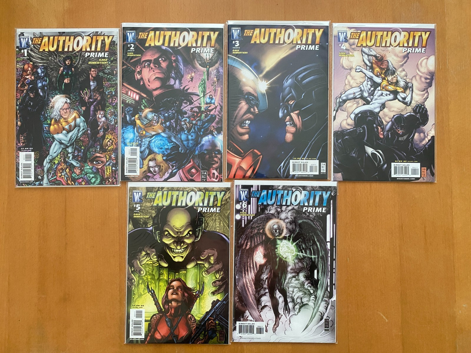 The Authority Prime 1 – 6 full set as new! + The Authority 1- 2 2007