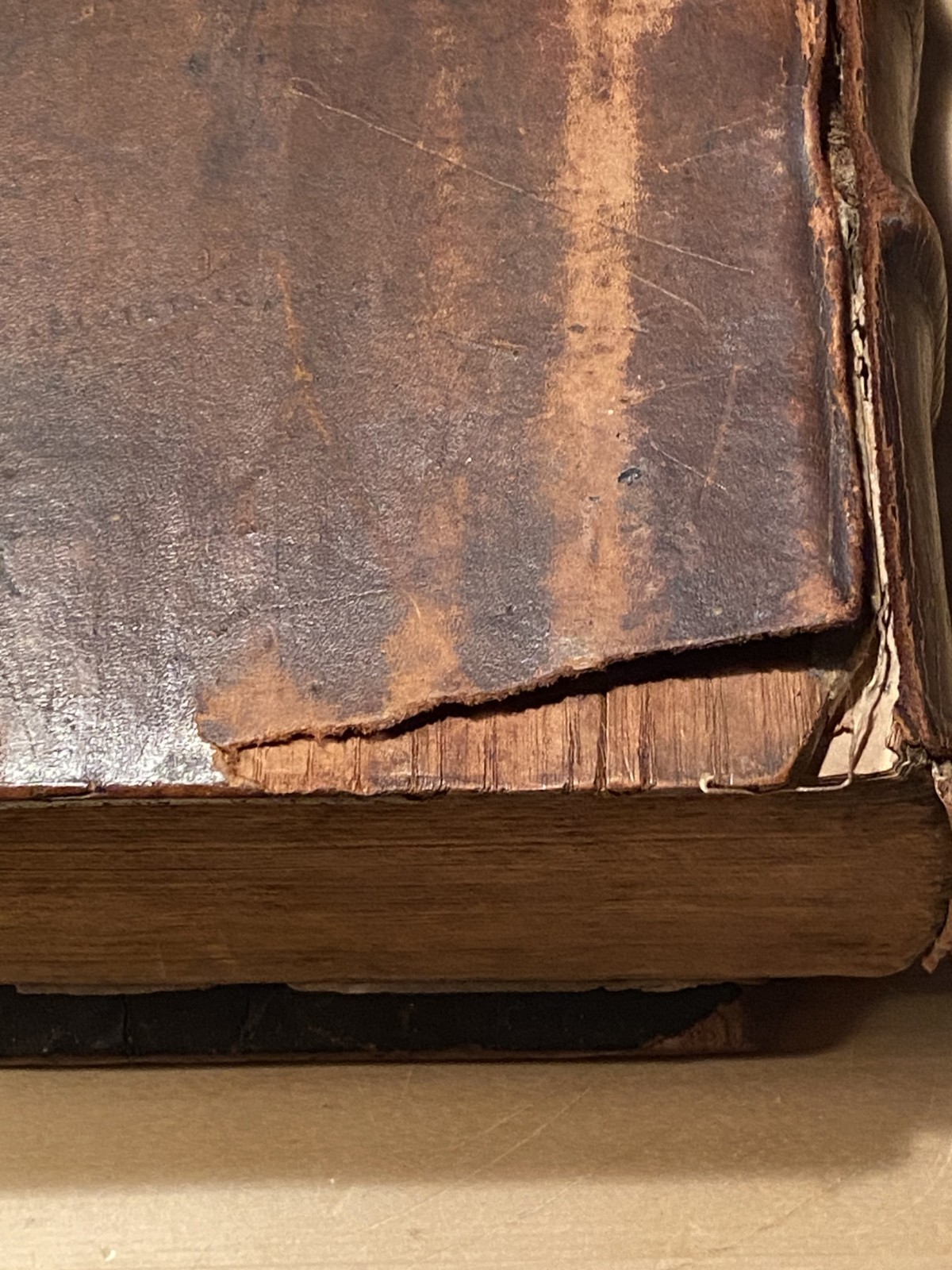 Martyrs Mirror RARE 1814 Joseph Ehrenfried Leather Mennonite Lancaster Amish HC