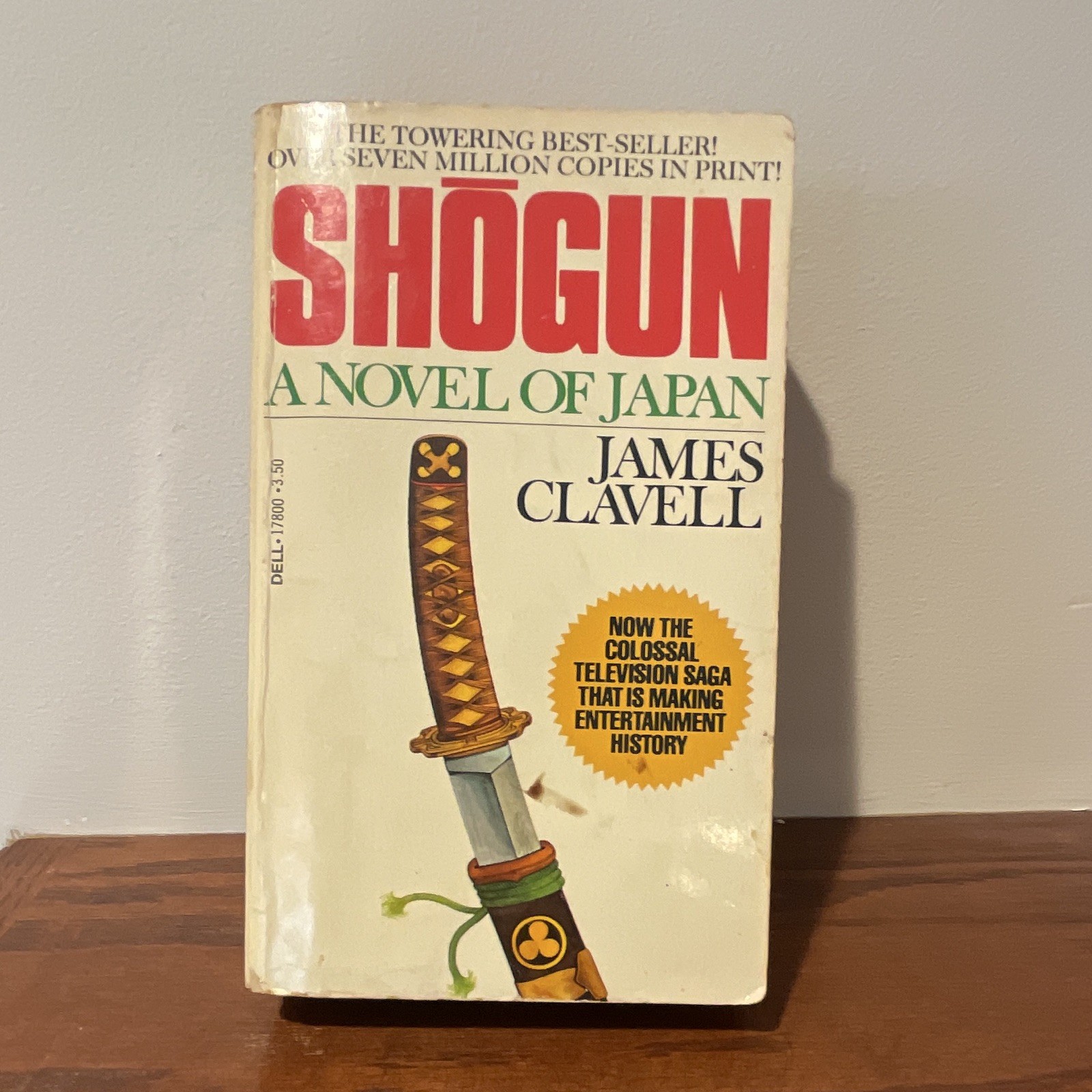 James Clavell Shogun: A Novel of Japan PB 1980 Dell Edition