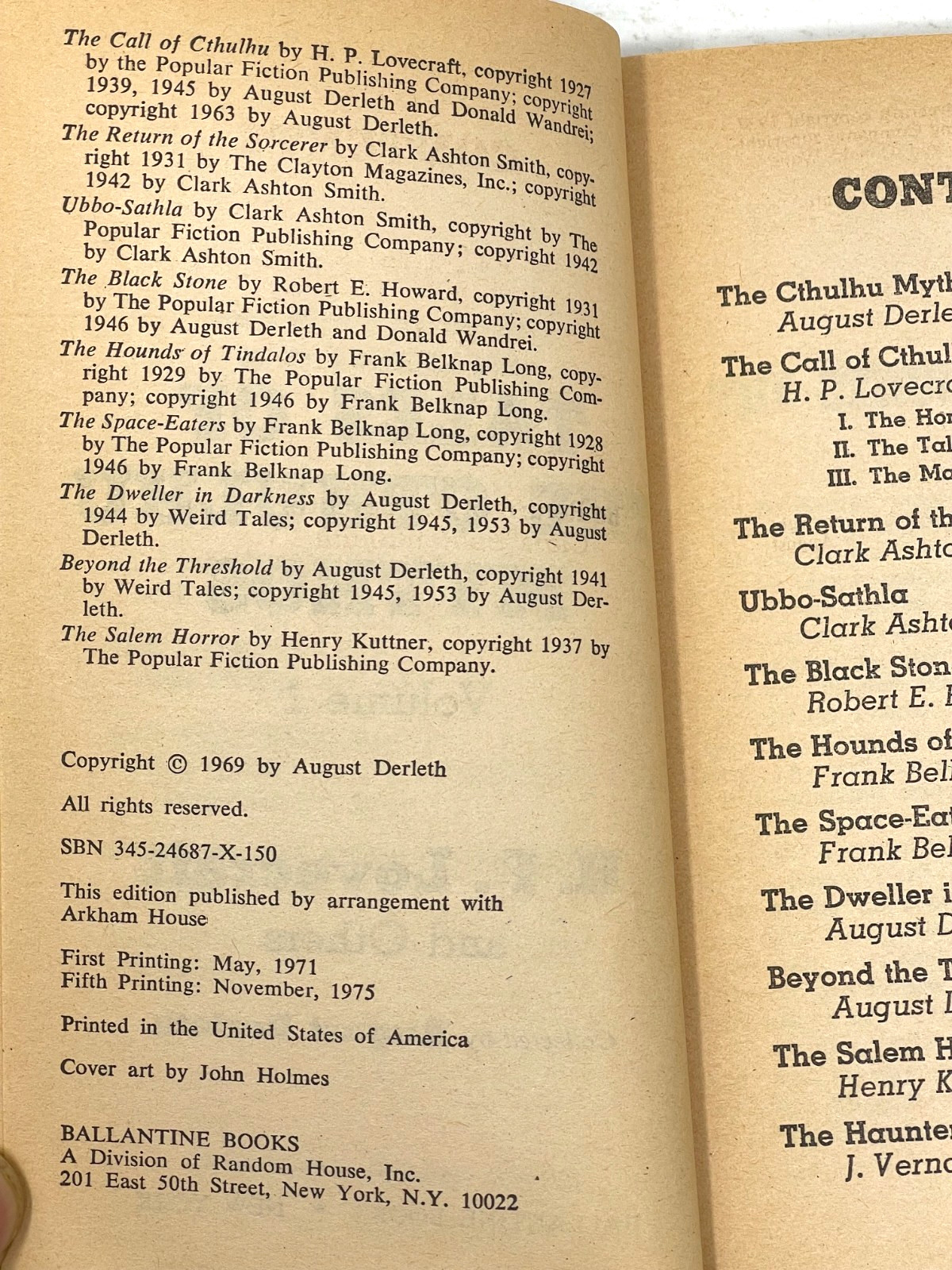 Tales Of The Cthulhu Mythos Vol 1 & 2 H.P. Lovecraft Robert E Howard The Mythos