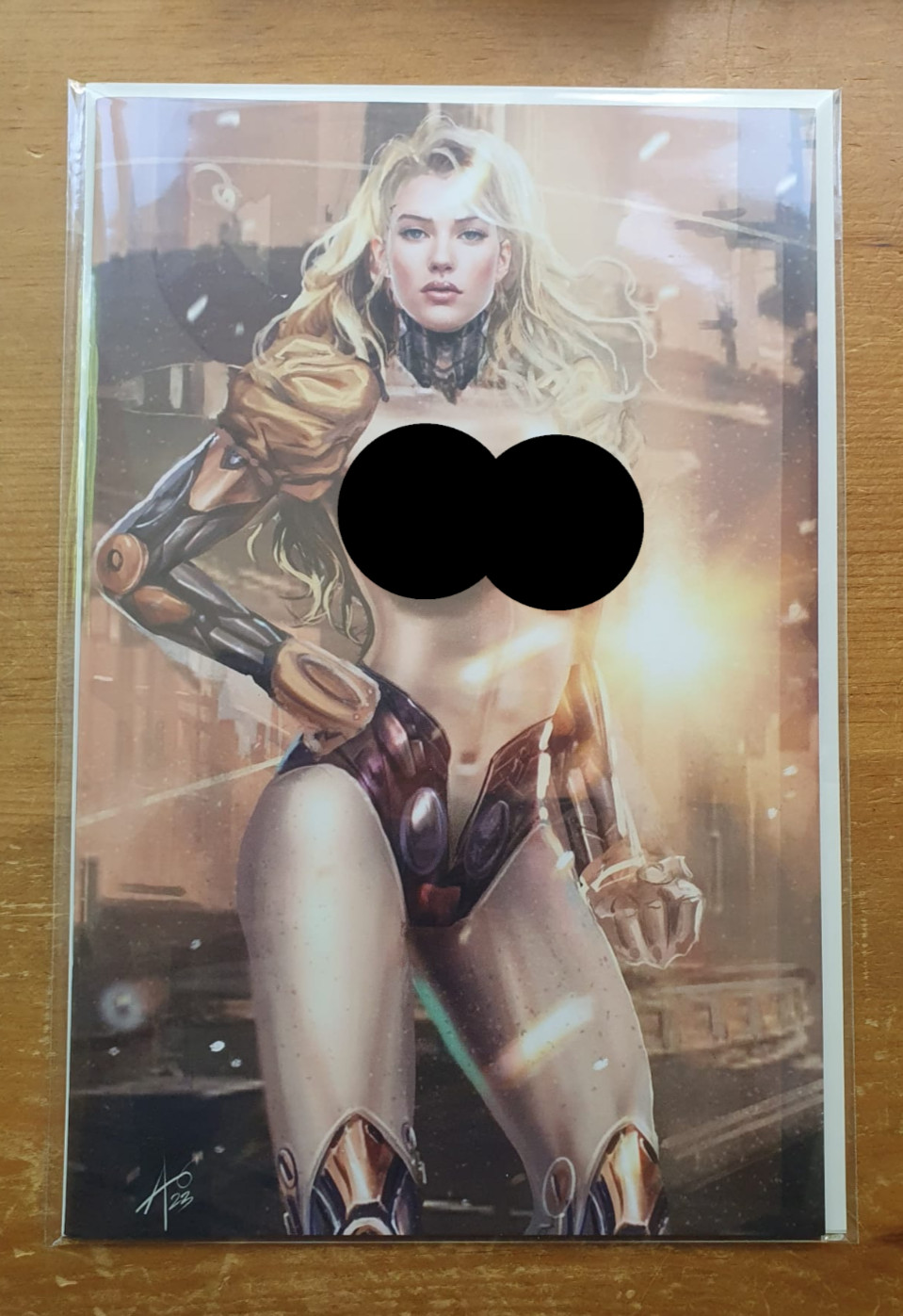 Mecha A.I Cover H Naughty Virgin Variant Pablo Munoz.
