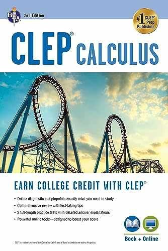 CLEP® Calculus Book + Online – Paperback, by Hill Gregory; Friedman – Very Good